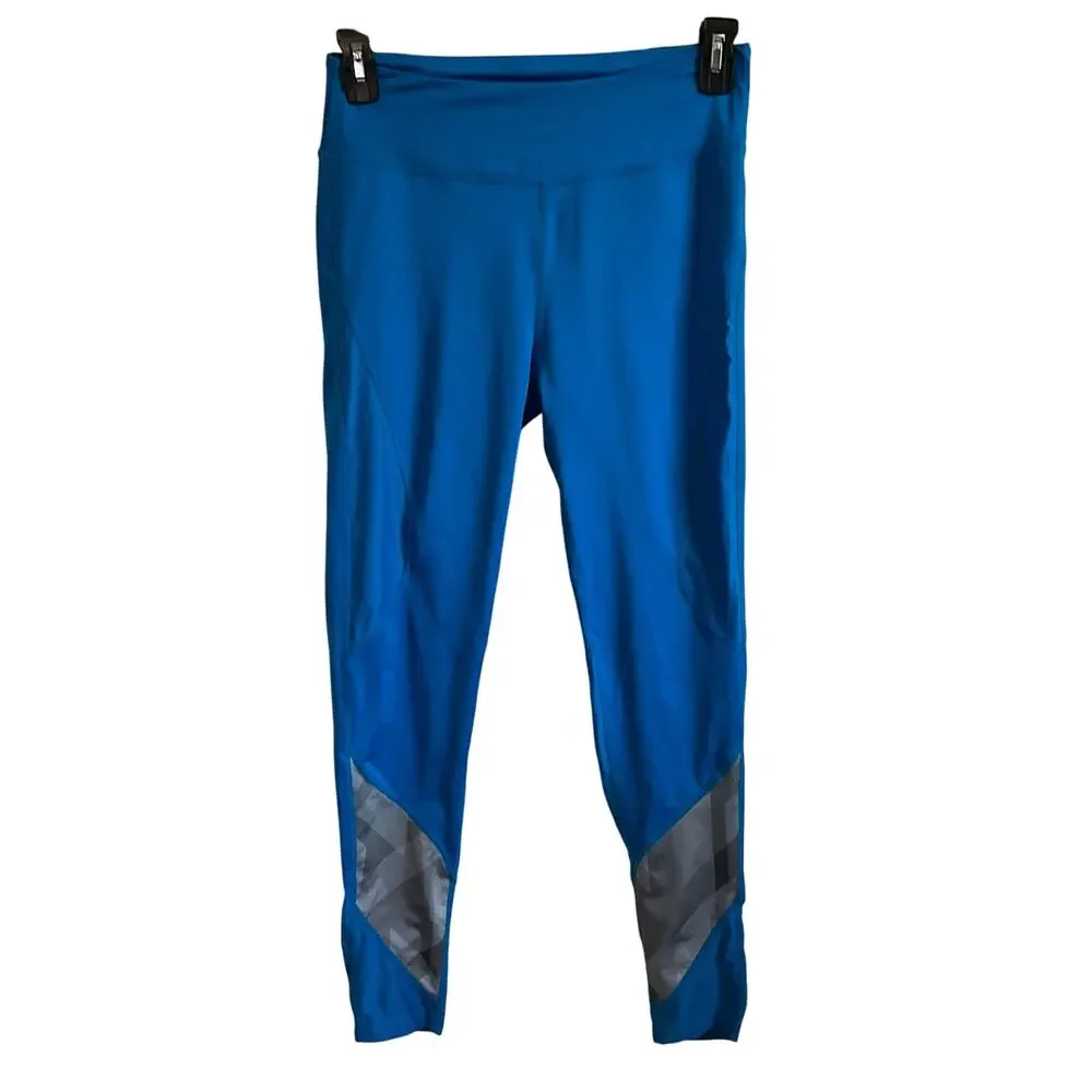 Orange Theory Women’s Blue Full Length Leggings - Size‎ Large
